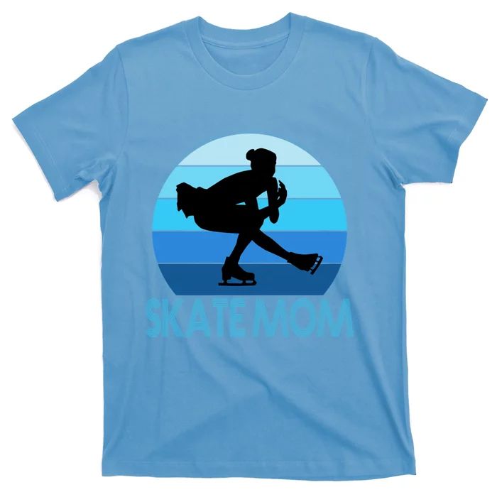 Skate Mom Ice Skating Figure Skater Ice Dancing Mother Gift T-Shirt
